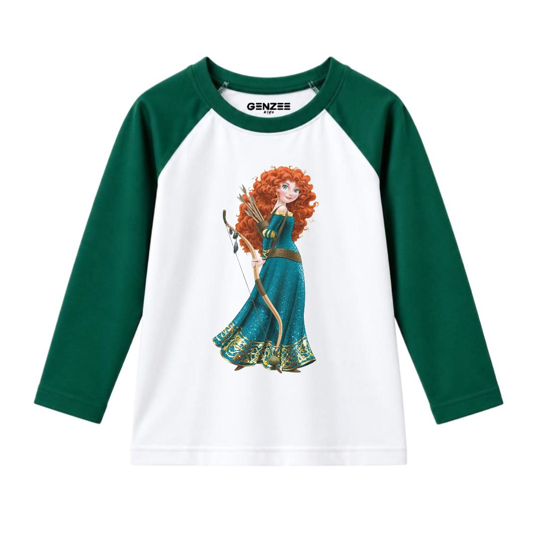 JUNIOR - MERIDA PRINCESS FULL SLEEVES RAGLAN DP033