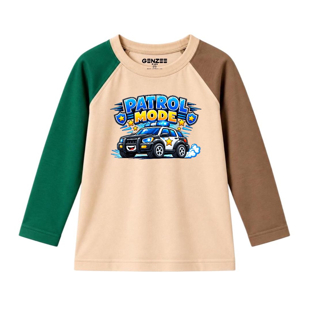 JUNIOR - PATROL MODE FULL SLEEVES RAGLAN DP039