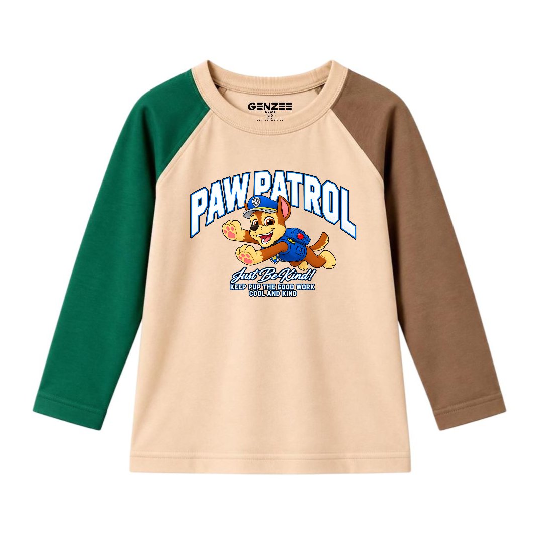 JUNIOR - PAW PATROL FULL SLEEVES RAGLAN DP010