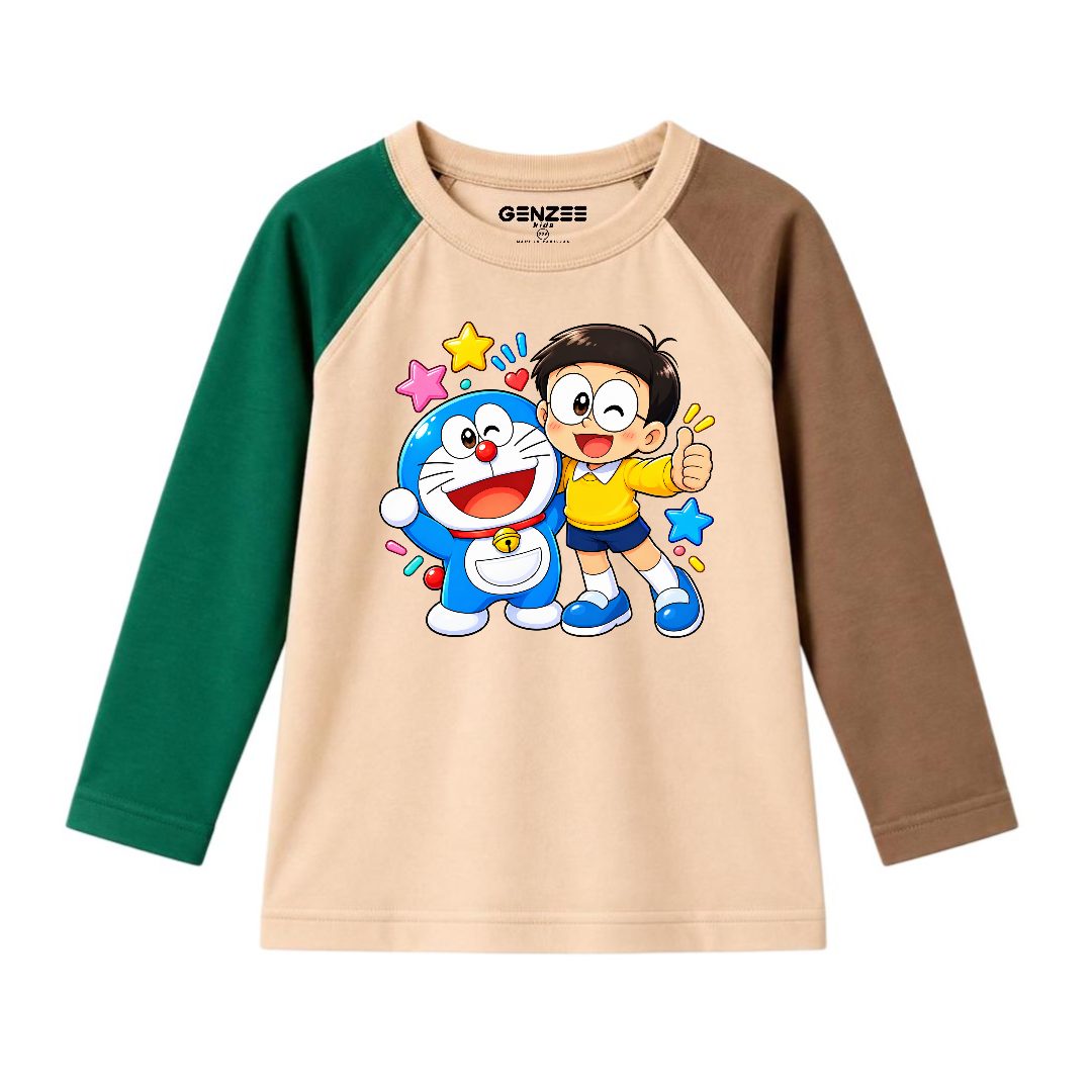 JUNIOR - DOREMON FULL SLEEVES RAGLAN DP054