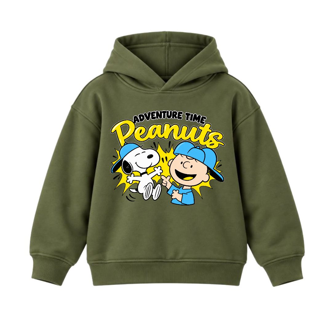 JUNIOR - ADVANTURE TIME PEAUNTS HOODIE DP018