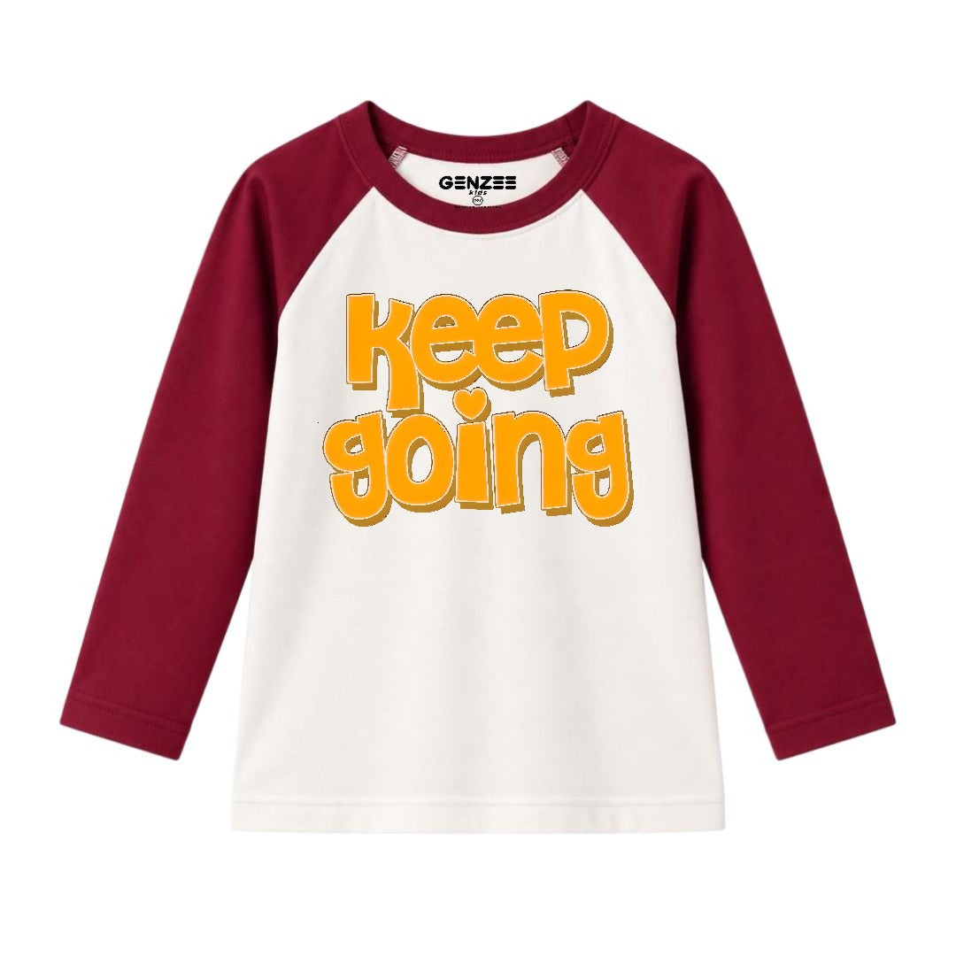 JUNIOR - KEEP GOING FULL SLEEVES RAGLAN DP030