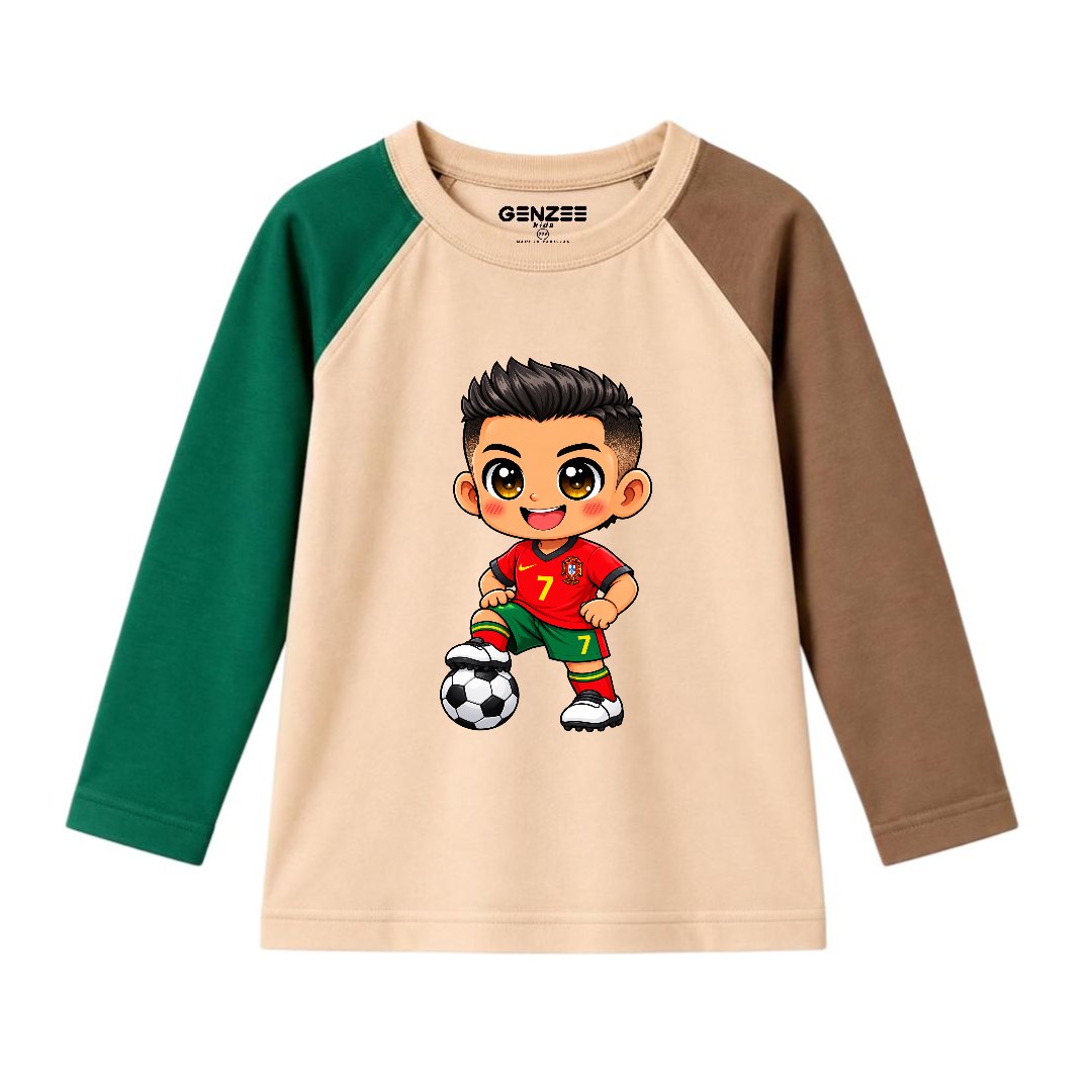 JUNIOR - CR7 KID FULL SLEEVES RAGLAN DP048