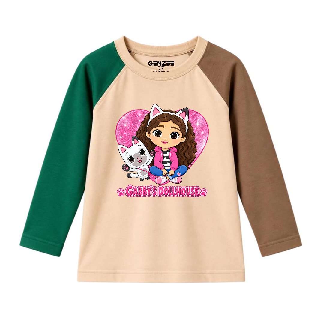 JUNIOR - GABBYS DOLLHOUSE FULL SLEEVES RAGLAN DP004