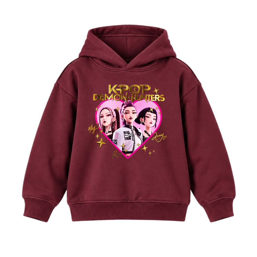 JUNIOR - KPOP-DEMON HUNTRX HOODIE DP028