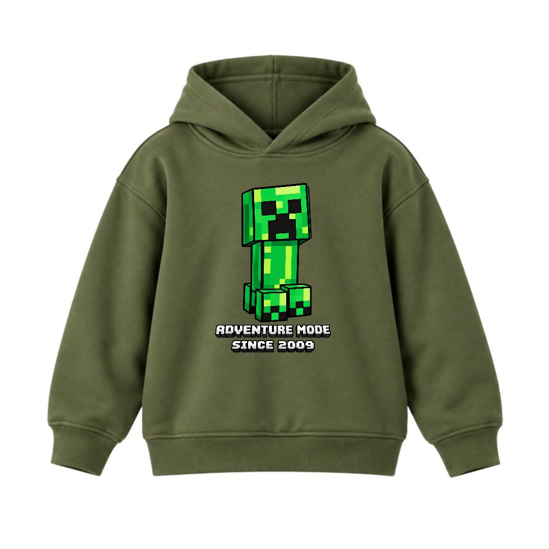 JUNIOR - ADVANTURE MODE MINECRAFT HOODIE DP009