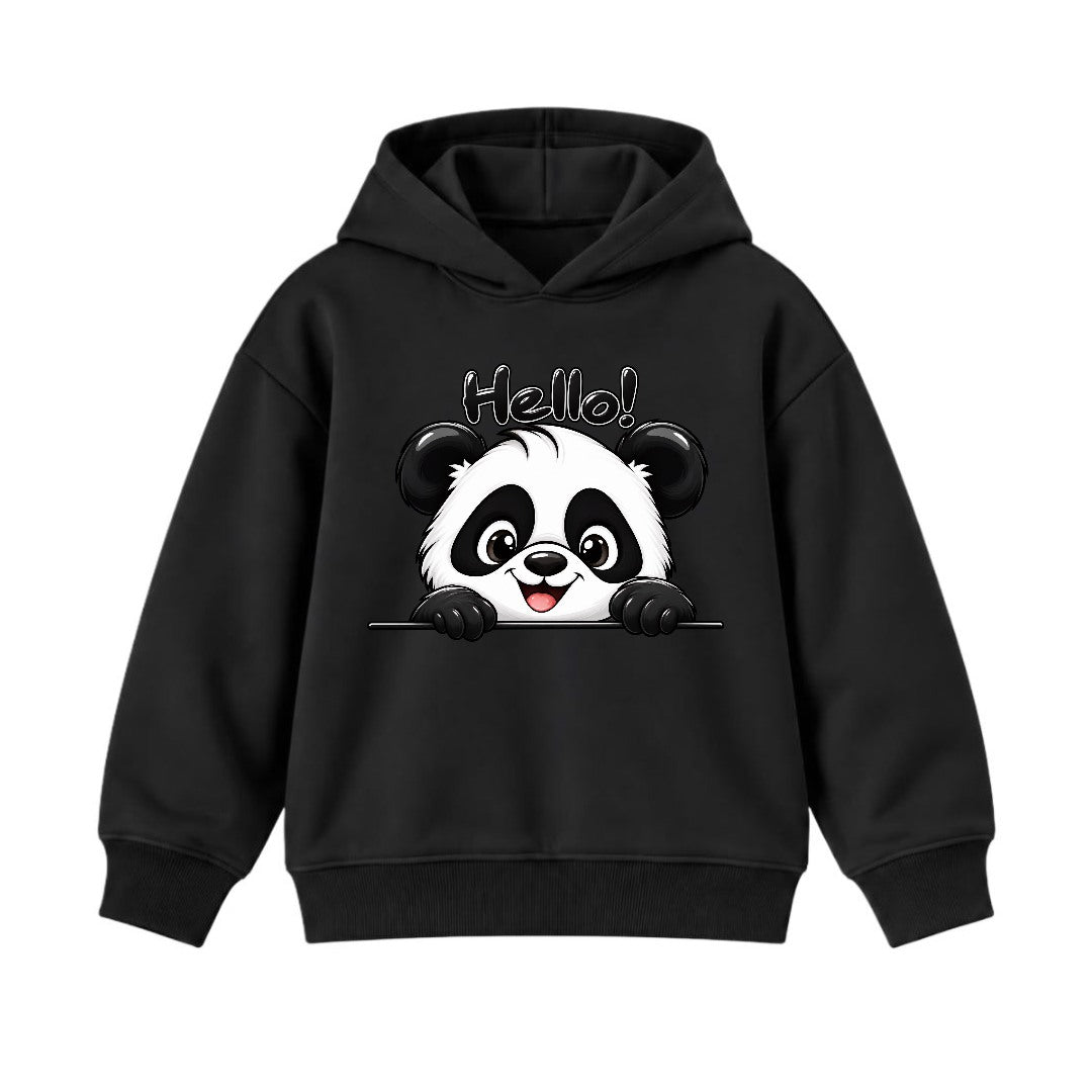 JUNIOR - HELLO PANDA HOODIE DP034