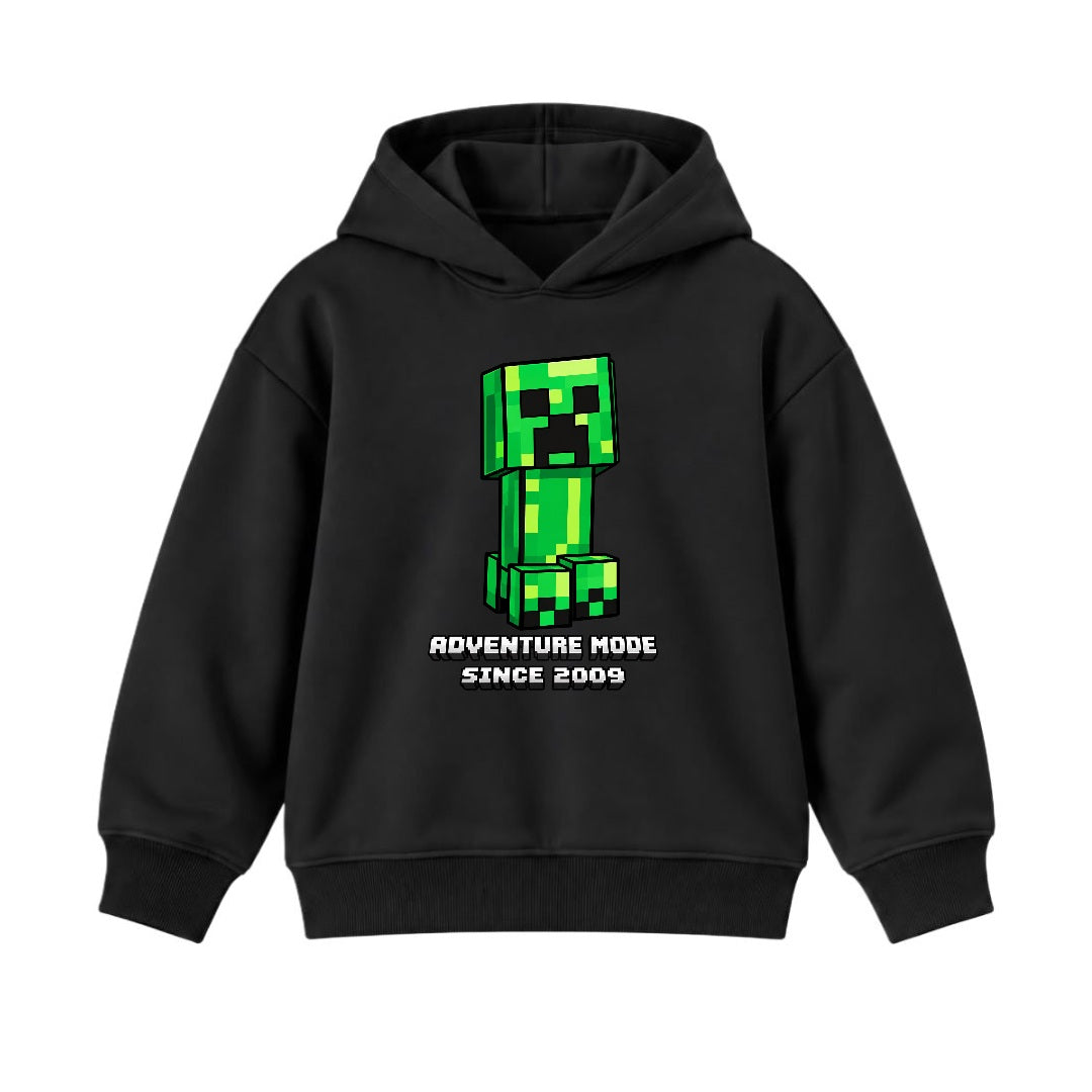 JUNIOR - ADVANTURE MODE MINECRAFT HOODIE DP009