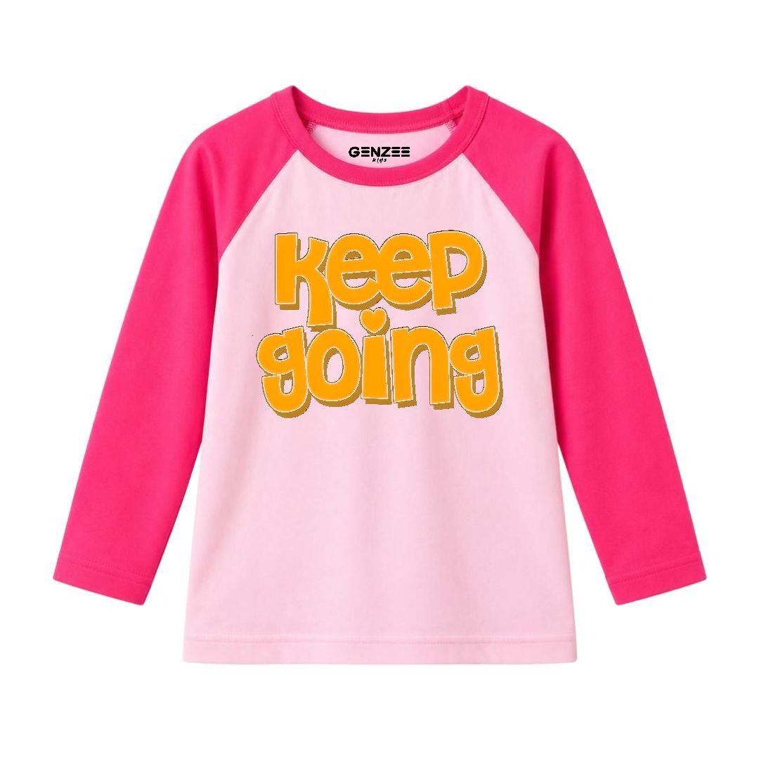JUNIOR - KEEP GOING FULL SLEEVES RAGLAN DP030