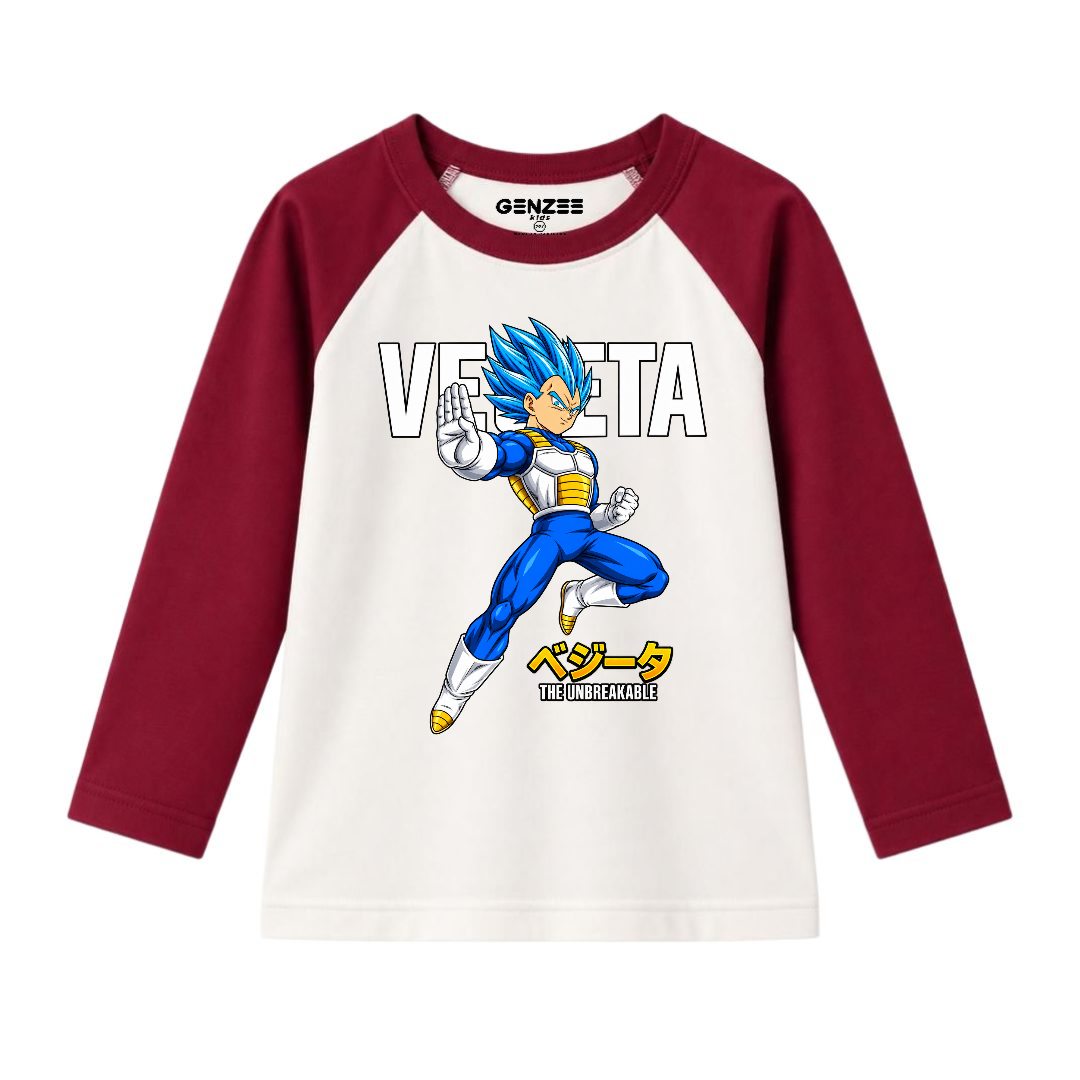 JUNIOR - VEGETA FULL SLEEVES RAGLAN DP012