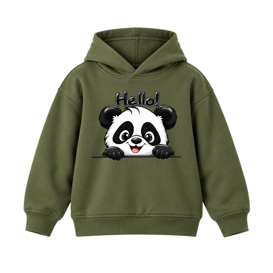 JUNIOR - HELLO PANDA HOODIE DP034