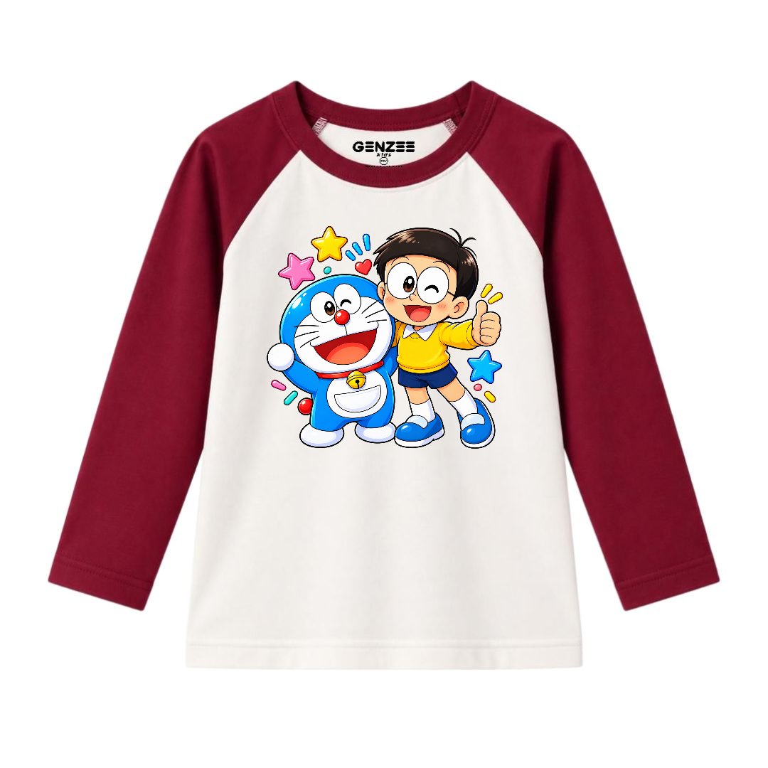 JUNIOR - DOREMON FULL SLEEVES RAGLAN DP054