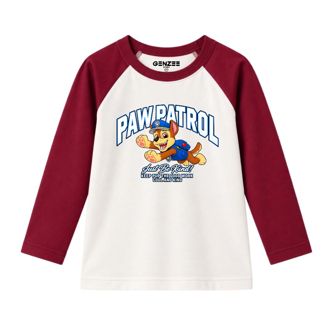JUNIOR - PAW PATROL FULL SLEEVES RAGLAN DP010