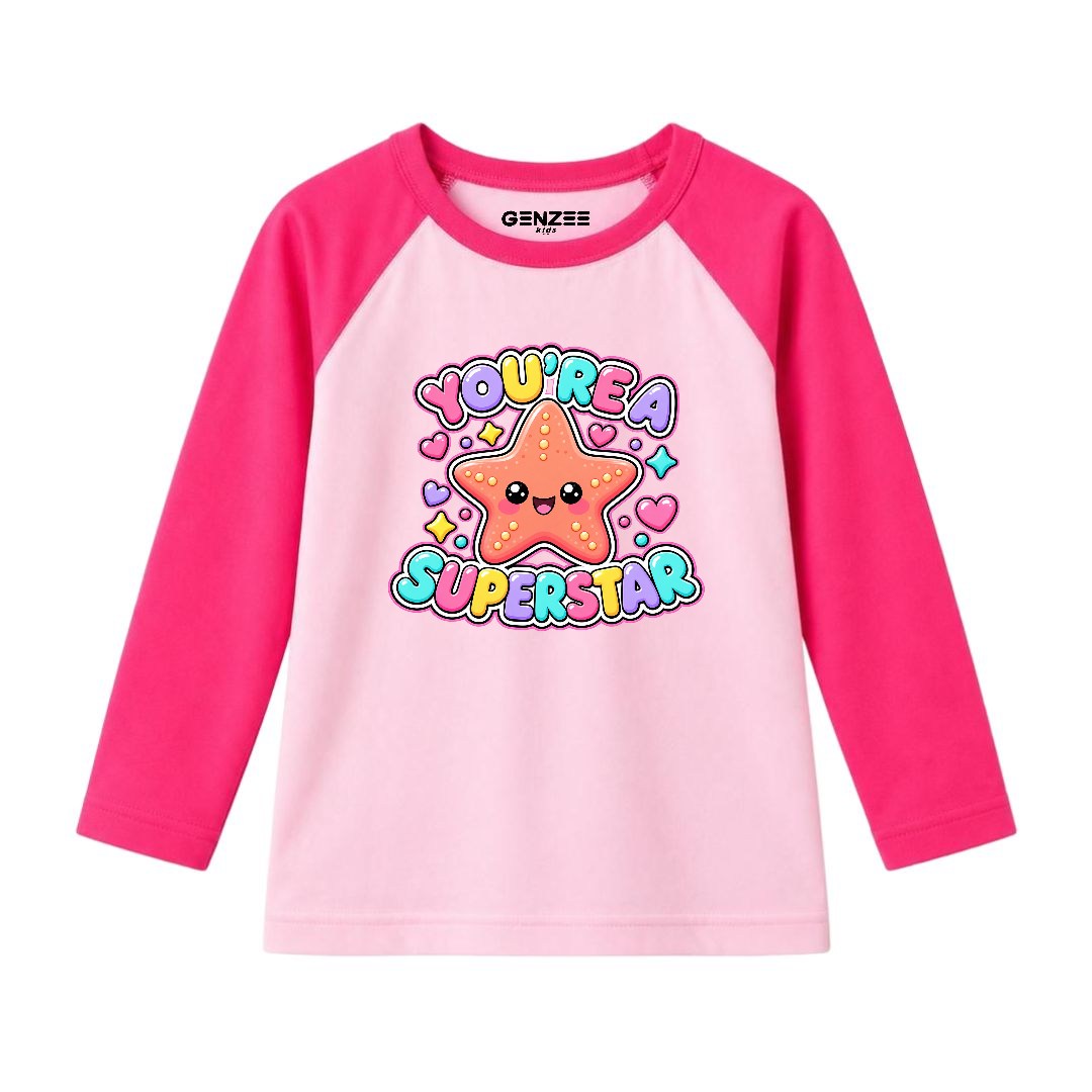 JUNIOR - SUPER STAR FULL SLEEVES RAGLAN DP034