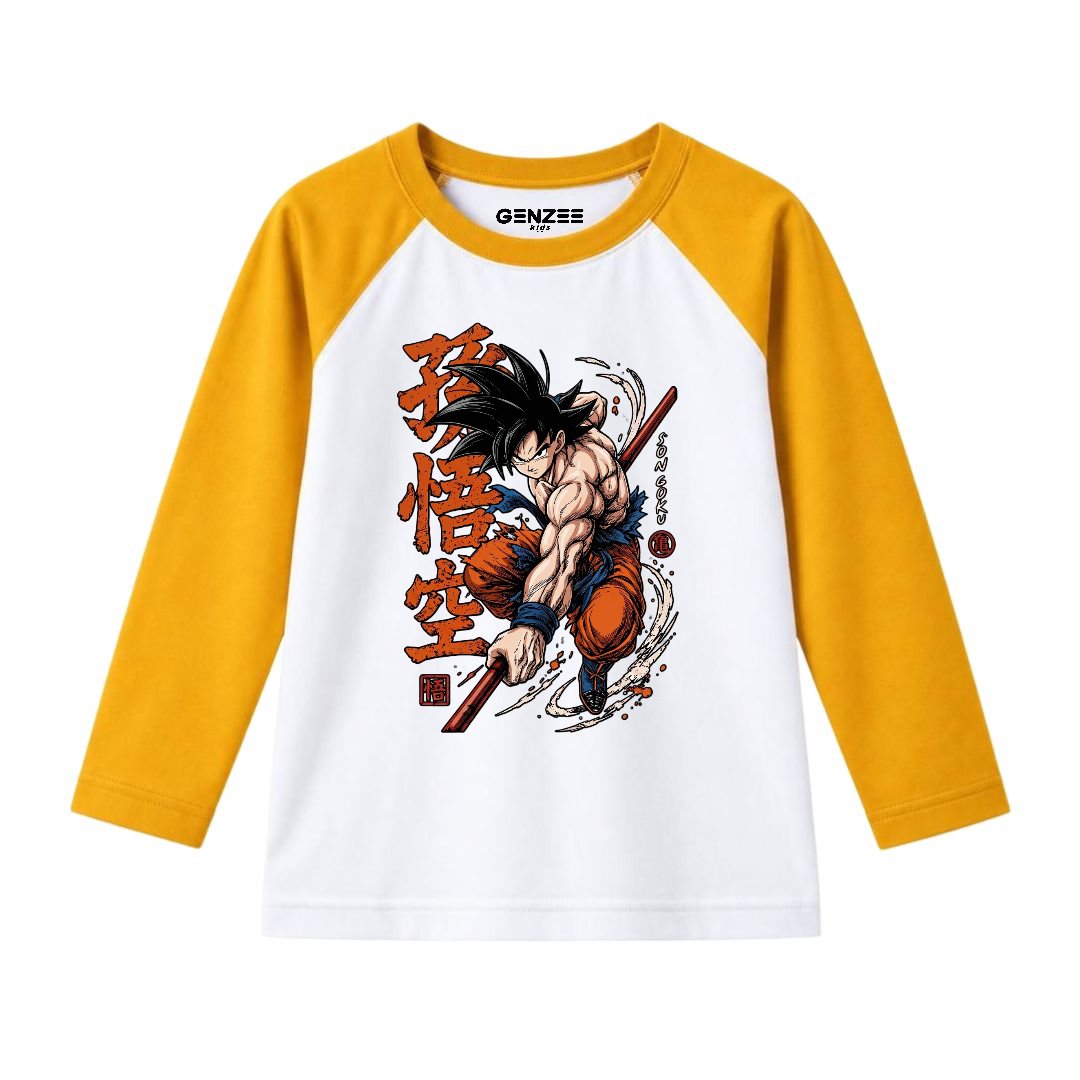 JUNIOR - GOKU DRAGON BALL Z FULL SLEEVES RAGLAN DP028