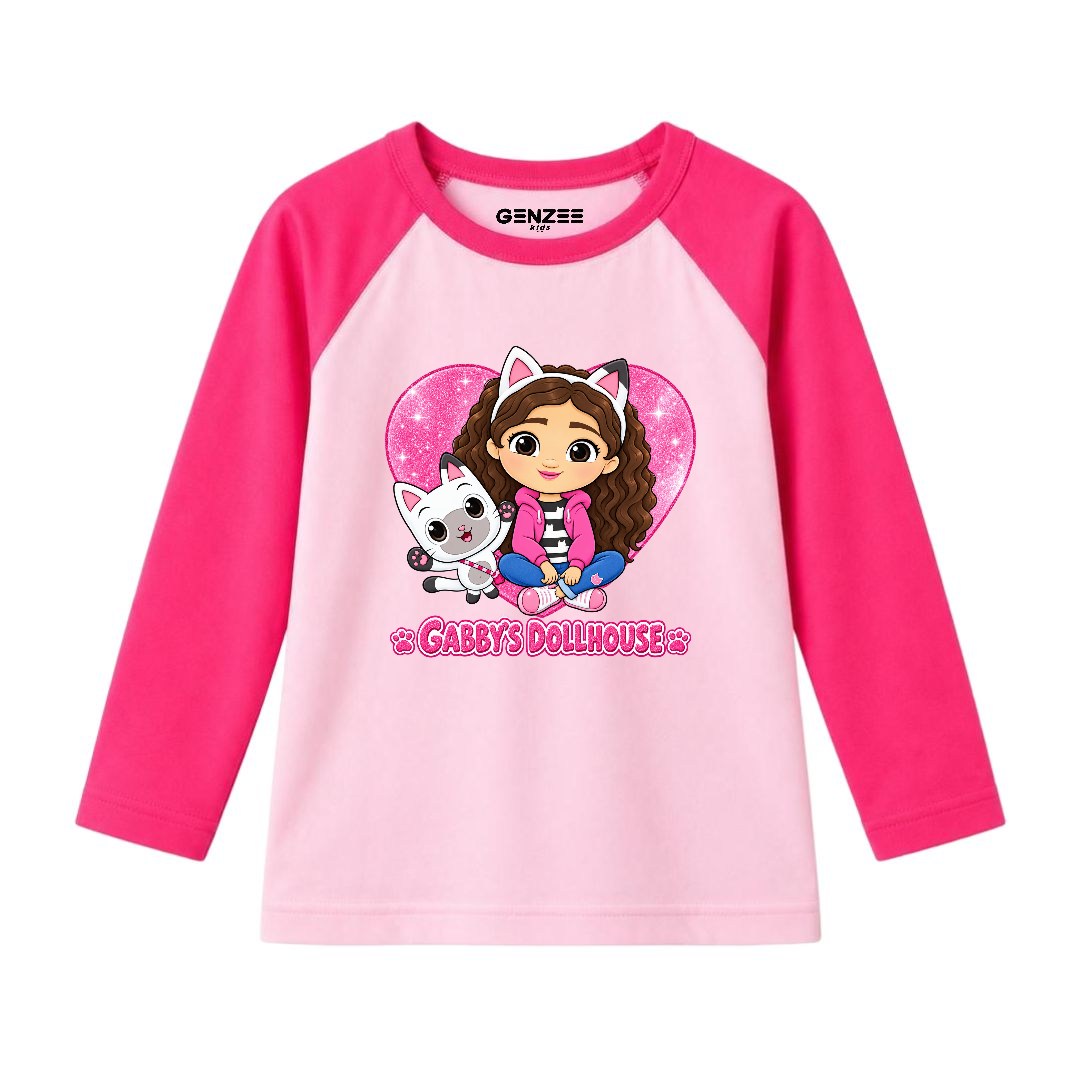 JUNIOR - GABBYS DOLLHOUSE FULL SLEEVES RAGLAN DP004