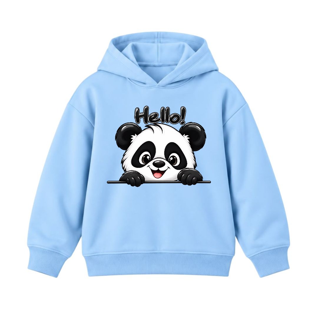 JUNIOR - HELLO PANDA HOODIE DP034