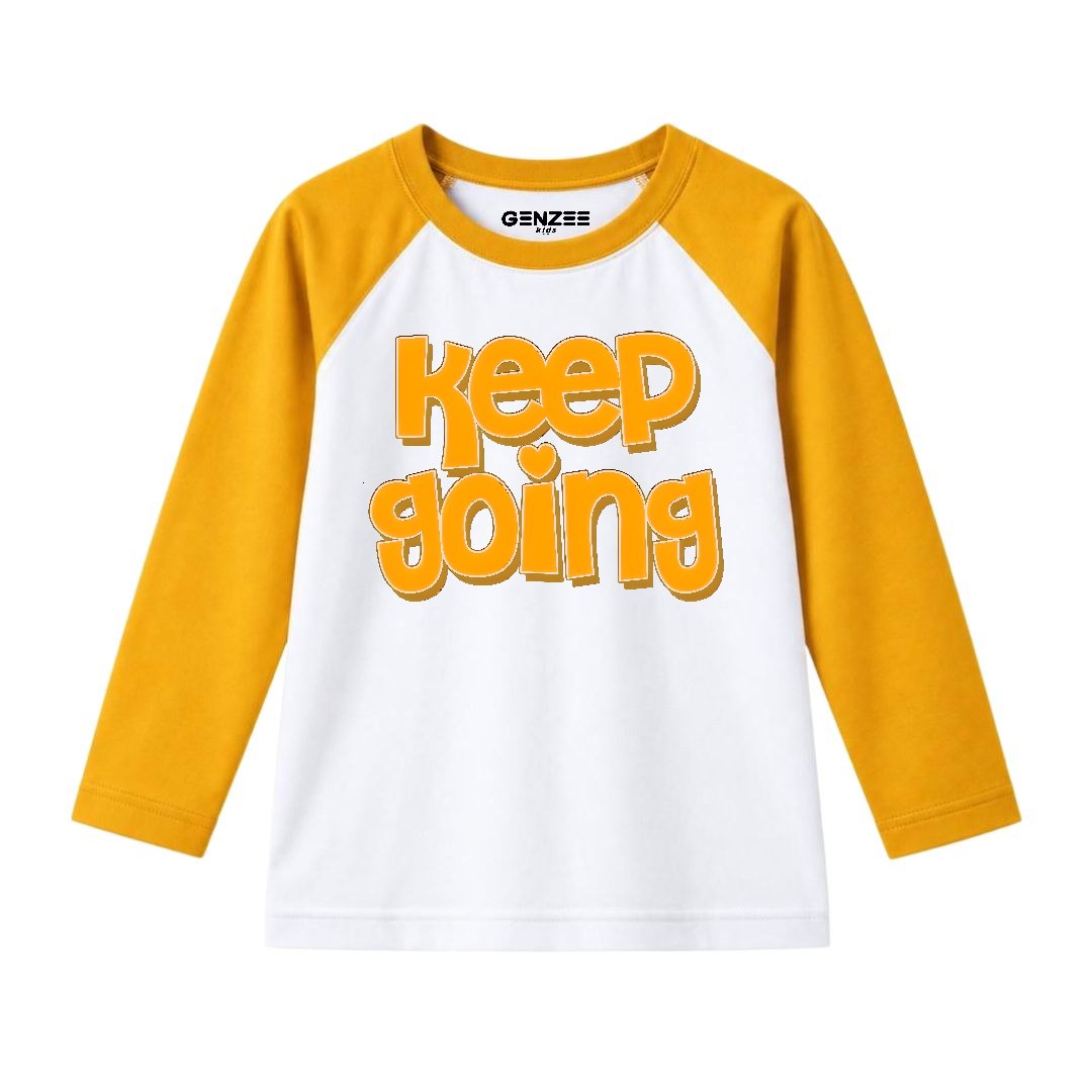 JUNIOR - KEEP GOING FULL SLEEVES RAGLAN DP030