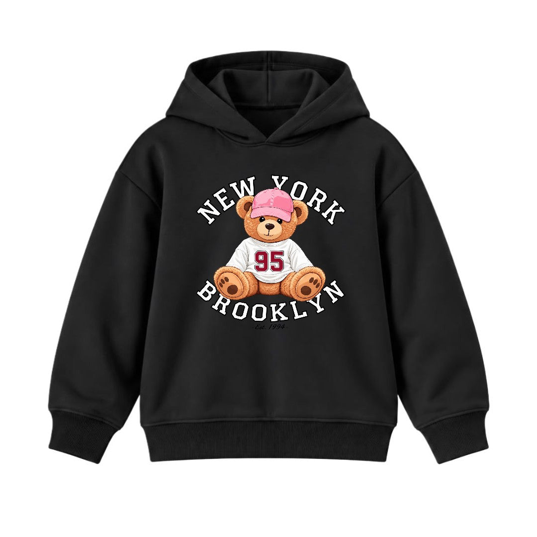 JUNIOR - NEW YORK BEAR HOODIE DP024