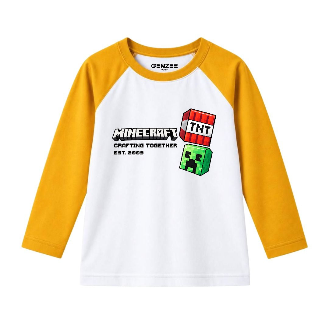JUNIOR - TNT MINECRAFT FULL SLEEVES RAGLAN DP021