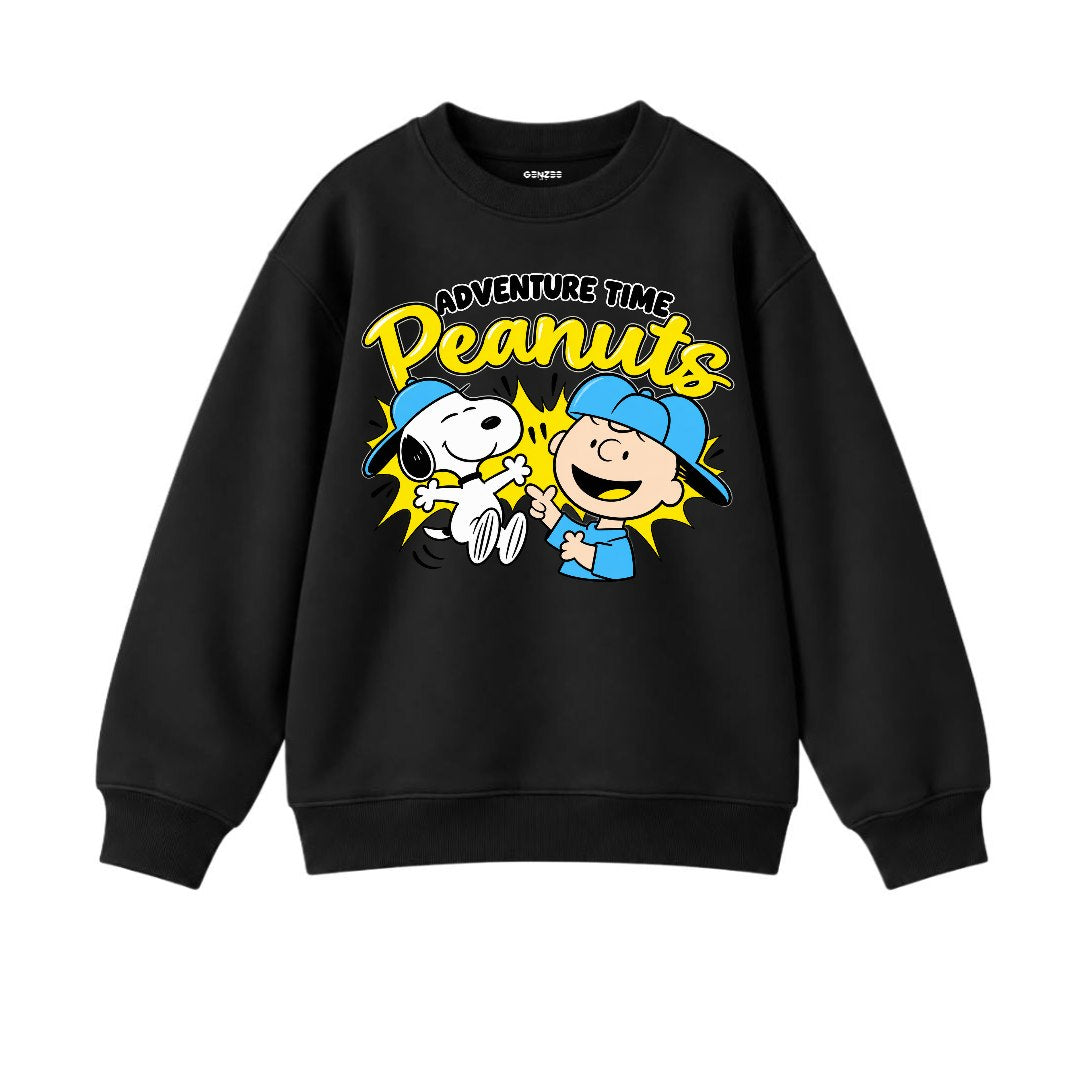 JUNIOR - ADVANTURE TIME PEAUNTS SWEATSHIRT DP015