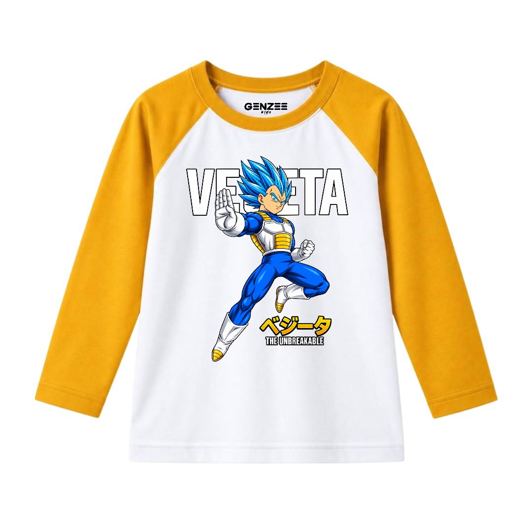 JUNIOR - VEGETA FULL SLEEVES RAGLAN DP012