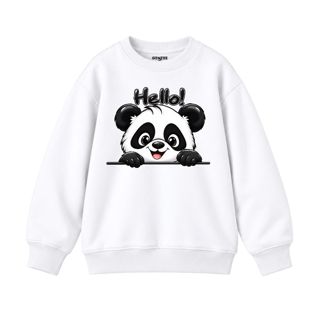 JUNIOR - HELLO PANDA SWEATSHIRT DP044