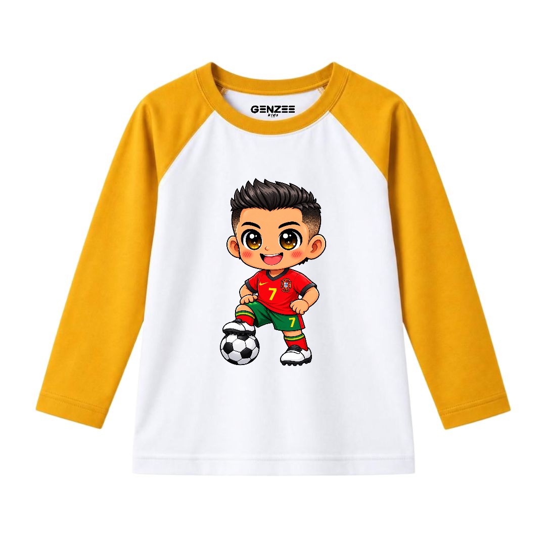JUNIOR - CR7 KID FULL SLEEVES RAGLAN DP048