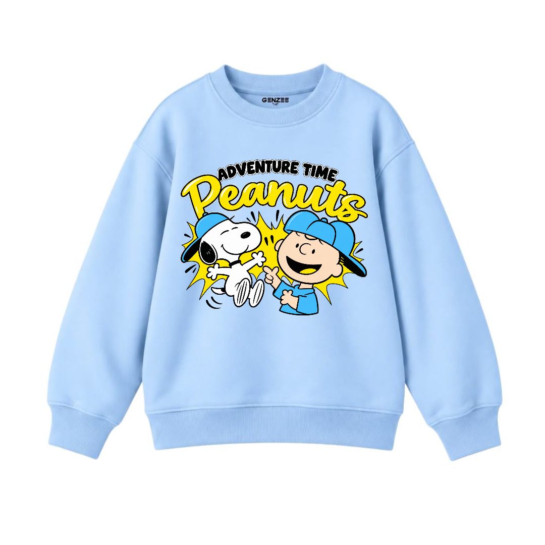JUNIOR - ADVANTURE TIME PEAUNTS SWEATSHIRT DP015