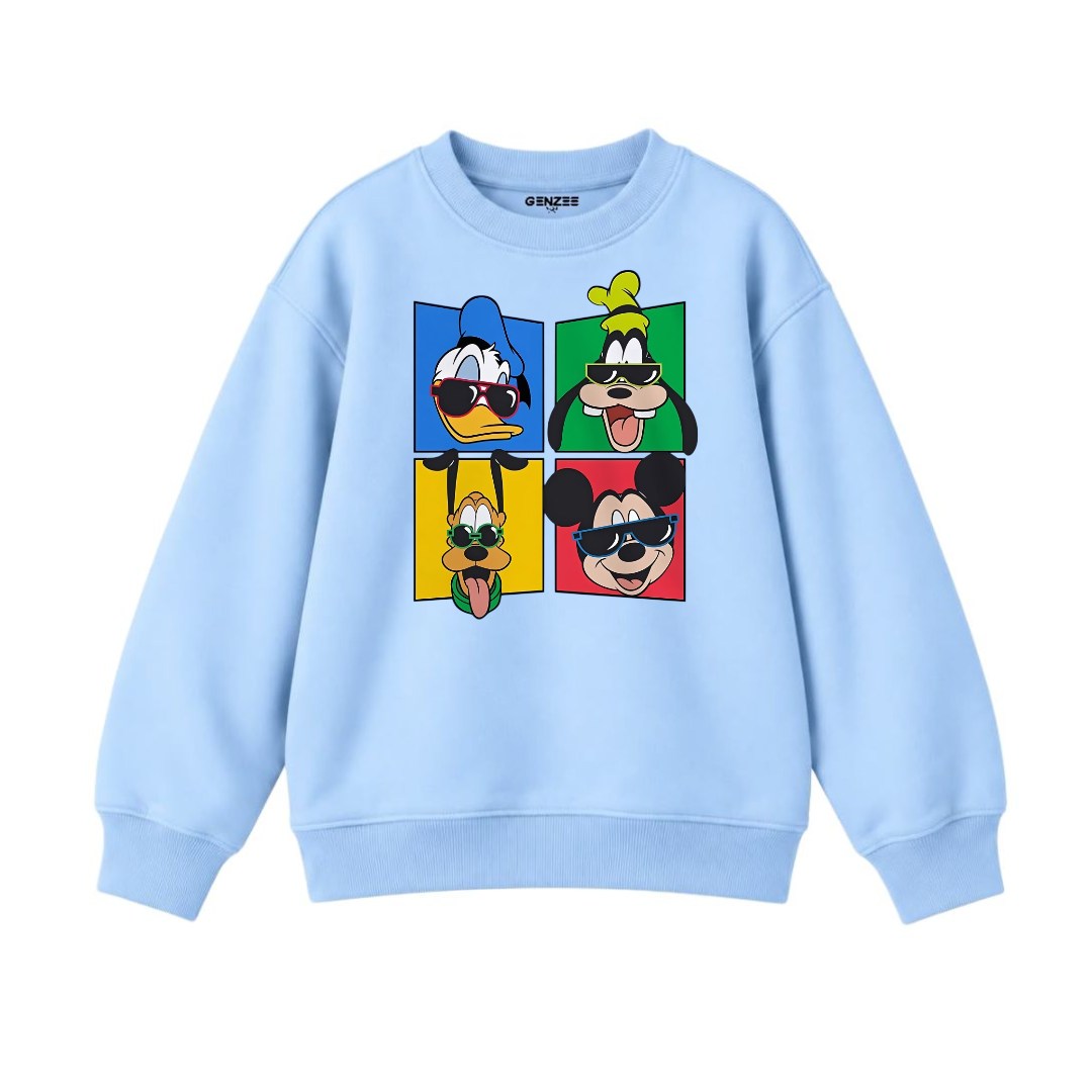 JUNIOR - DISNEY CHARACTERS SWEATSHIRT DP026
