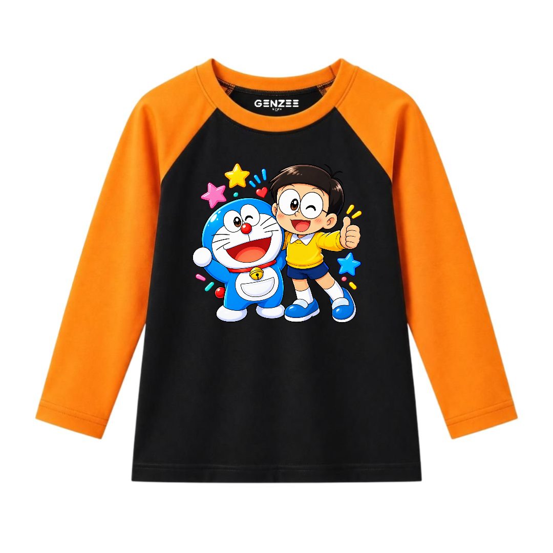 JUNIOR - DOREMON FULL SLEEVES RAGLAN DP054
