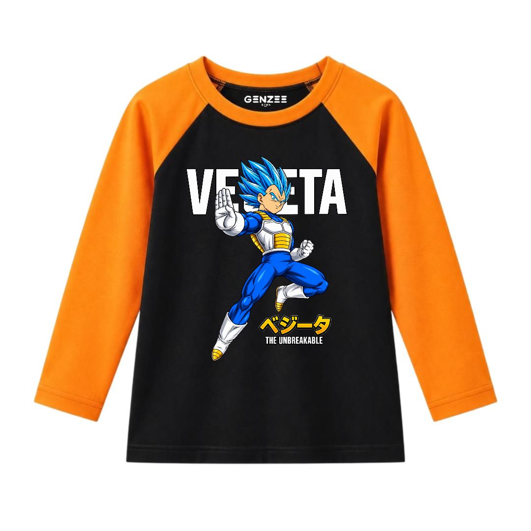 JUNIOR - VEGETA FULL SLEEVES RAGLAN DP012