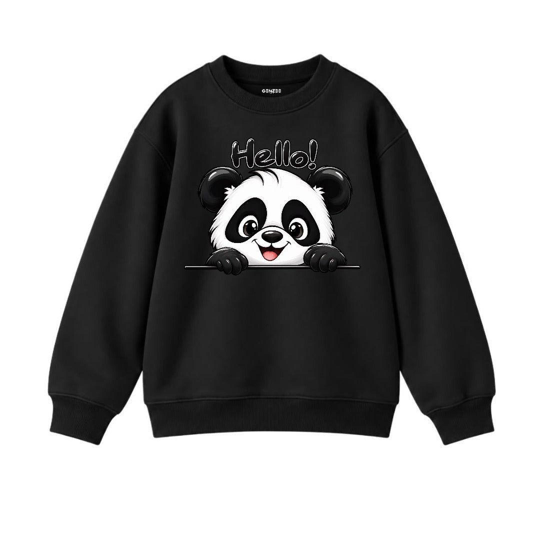 JUNIOR - HELLO PANDA SWEATSHIRT DP044