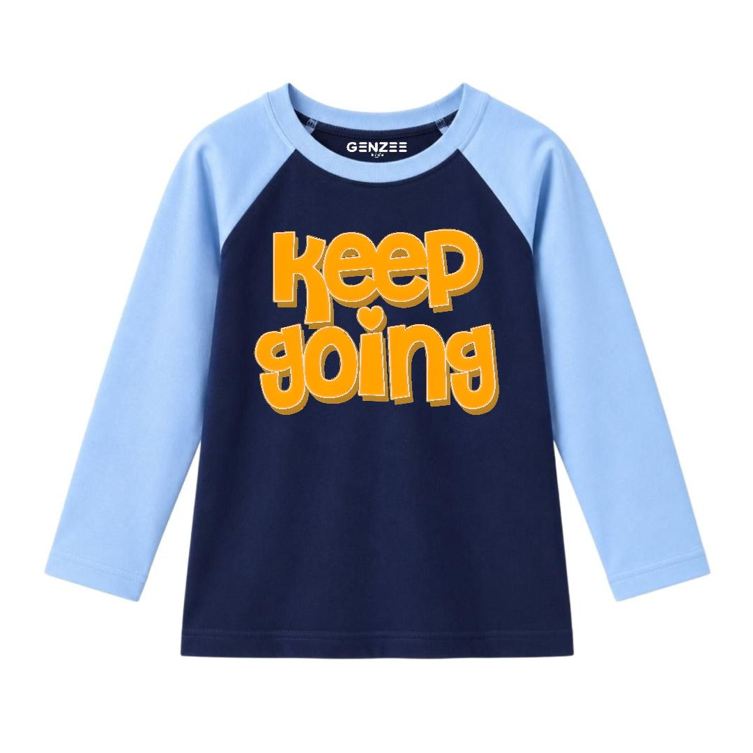 JUNIOR - KEEP GOING FULL SLEEVES RAGLAN DP030