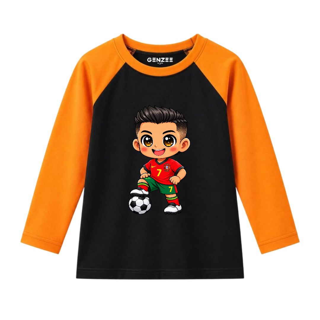 JUNIOR - CR7 KID FULL SLEEVES RAGLAN DP048