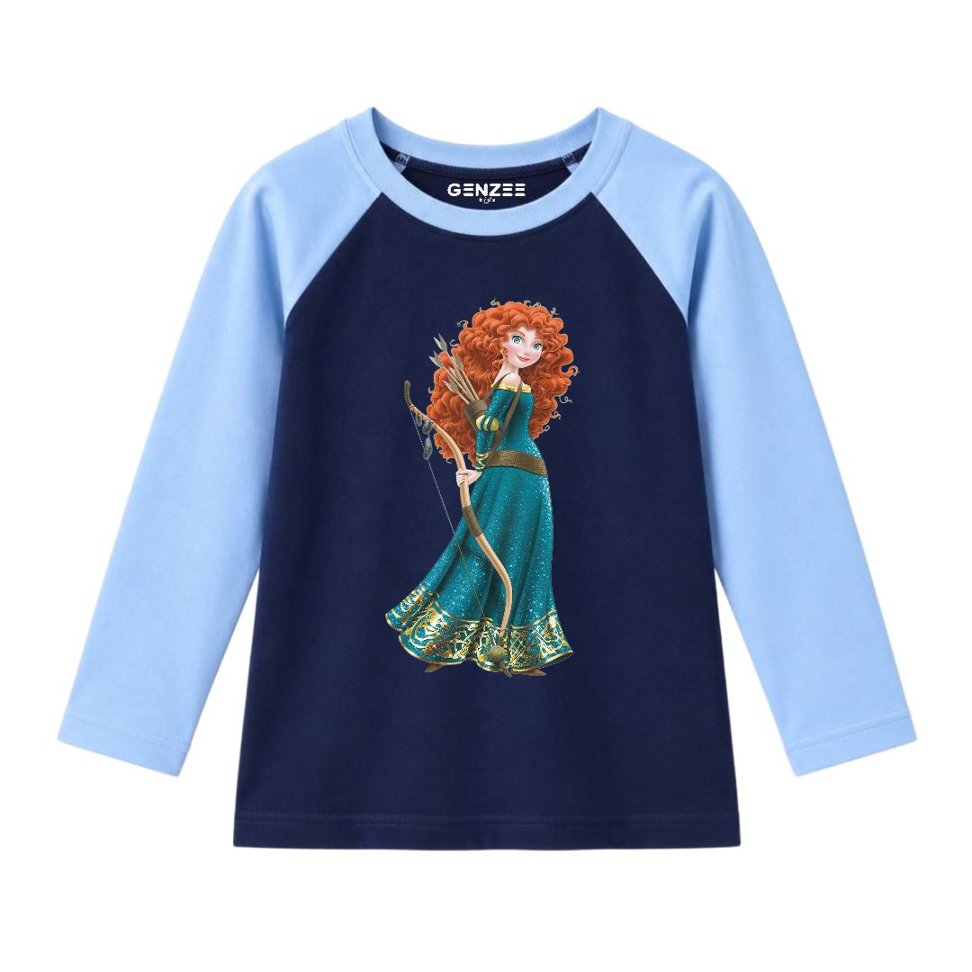 JUNIOR - MERIDA PRINCESS FULL SLEEVES RAGLAN DP033