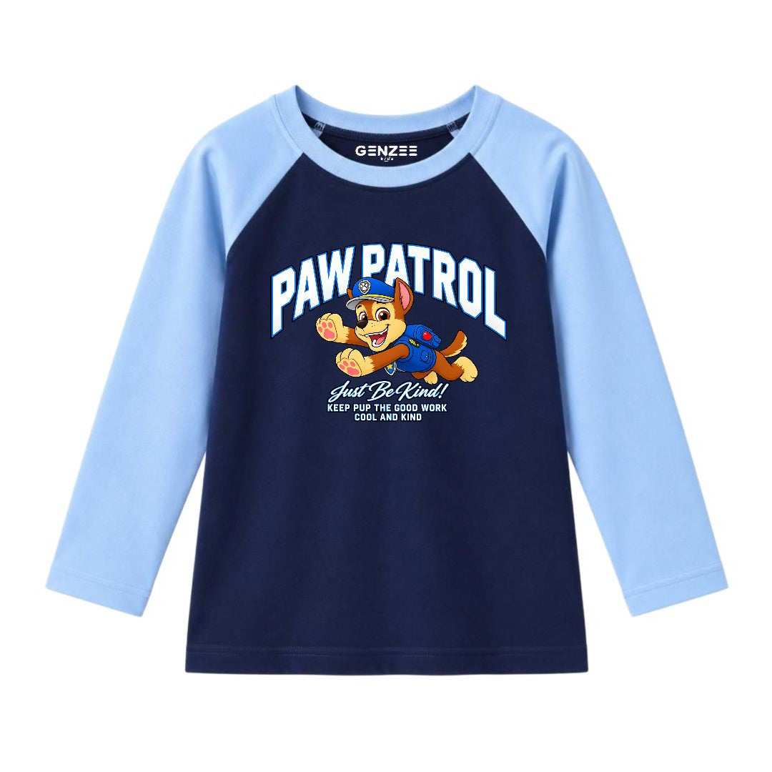 JUNIOR - PAW PATROL FULL SLEEVES RAGLAN DP010