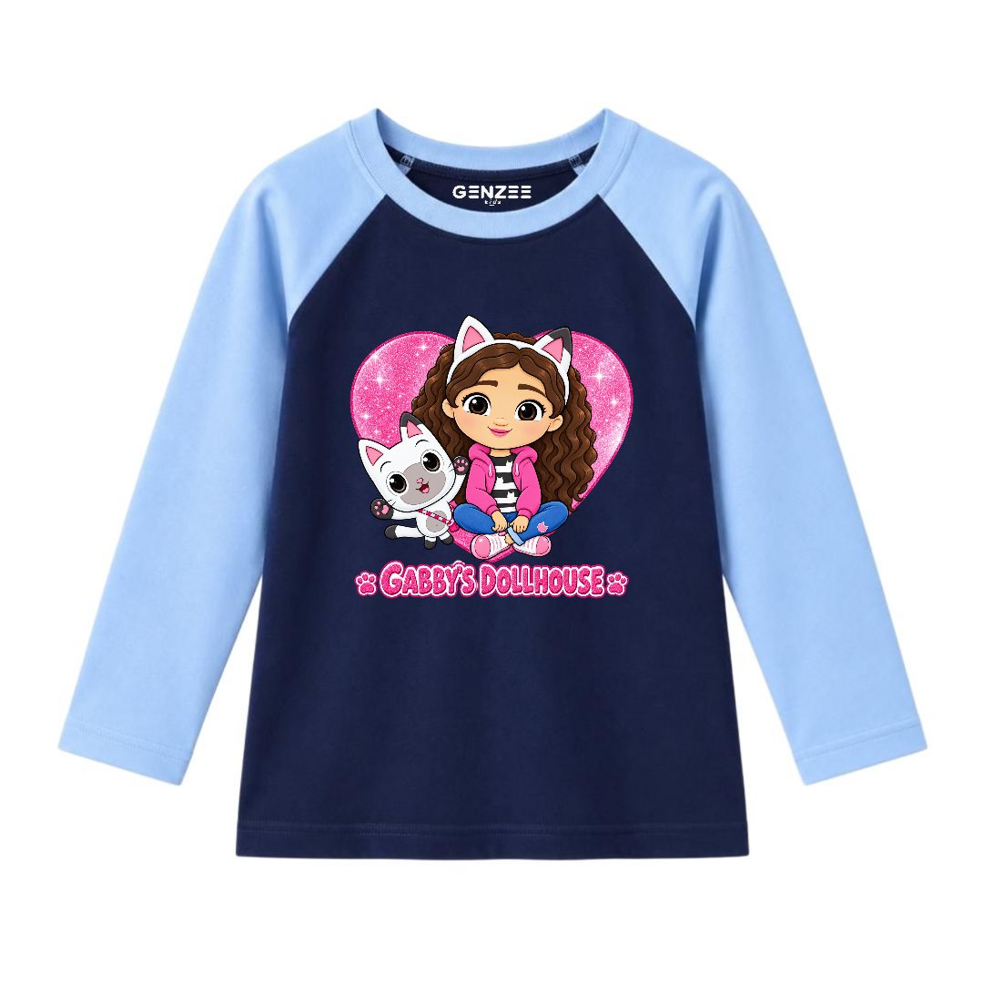 JUNIOR - GABBYS DOLLHOUSE FULL SLEEVES RAGLAN DP004
