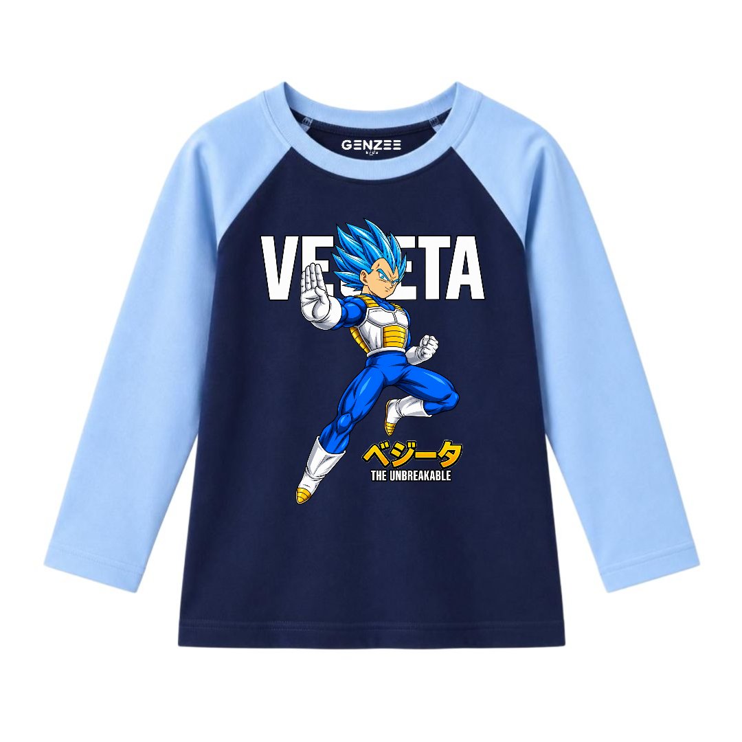 JUNIOR - VEGETA FULL SLEEVES RAGLAN DP012