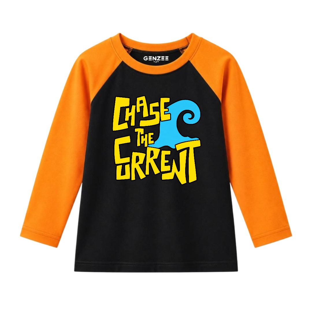 JUNIOR - CHASE THE CURRENT FULL SLEEVES RAGLAN DP022
