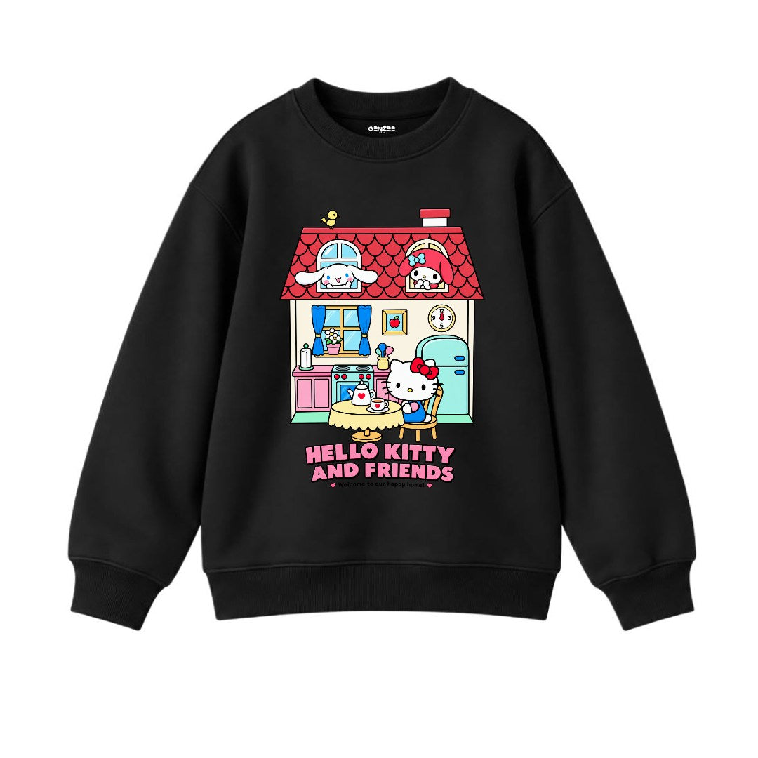 JUNIOR - HELLO KITTY AND FRIENDS SWEATSHIRT DP018