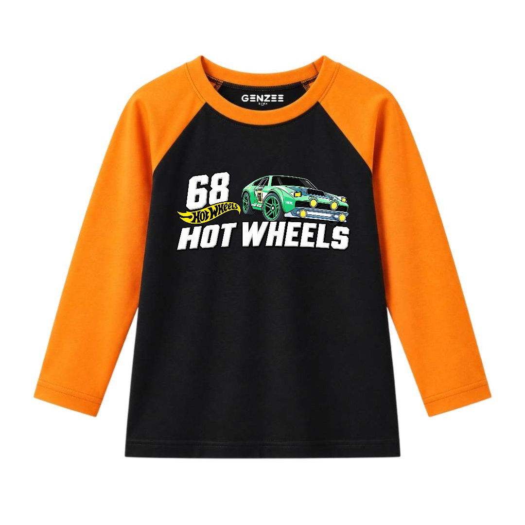 JUNIOR - 68 HOT WHEELS FULL SLEEVES RAGLAN DP020