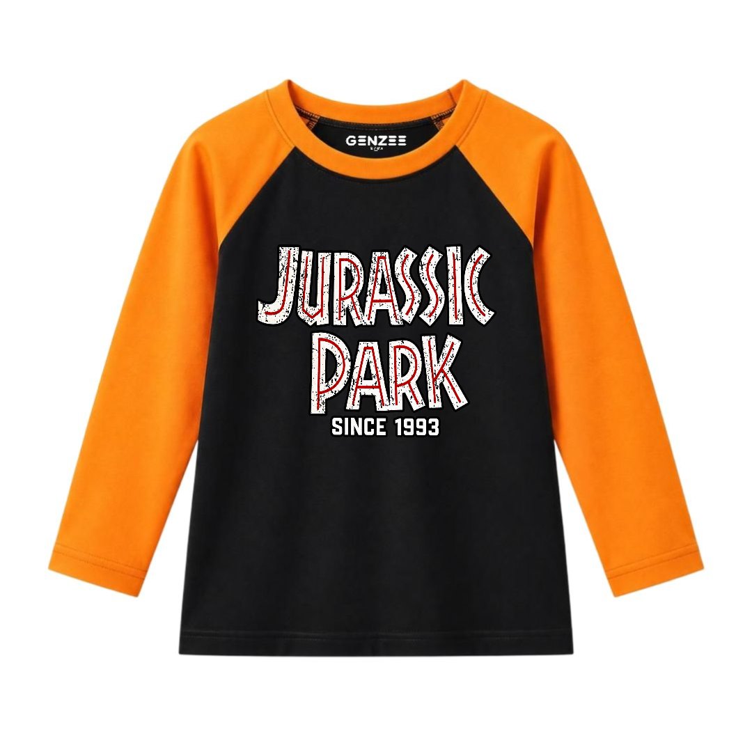 JUNIOR - JURASSIK PARK FULL SLEEVES RAGLAN DP013