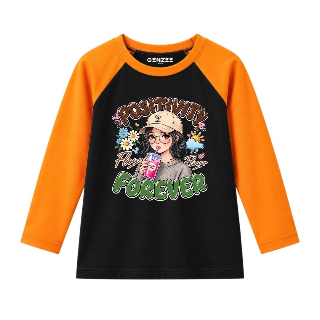 JUNIOR - POSITIVITY FOREVER FULL SLEEVES RAGLAN DP038