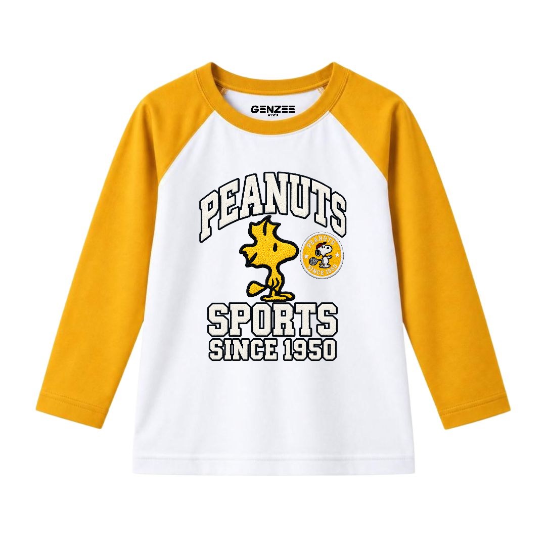 JUNIOR - PEAUNTS SPORTS FULL SLEEVES RAGLAN DP003