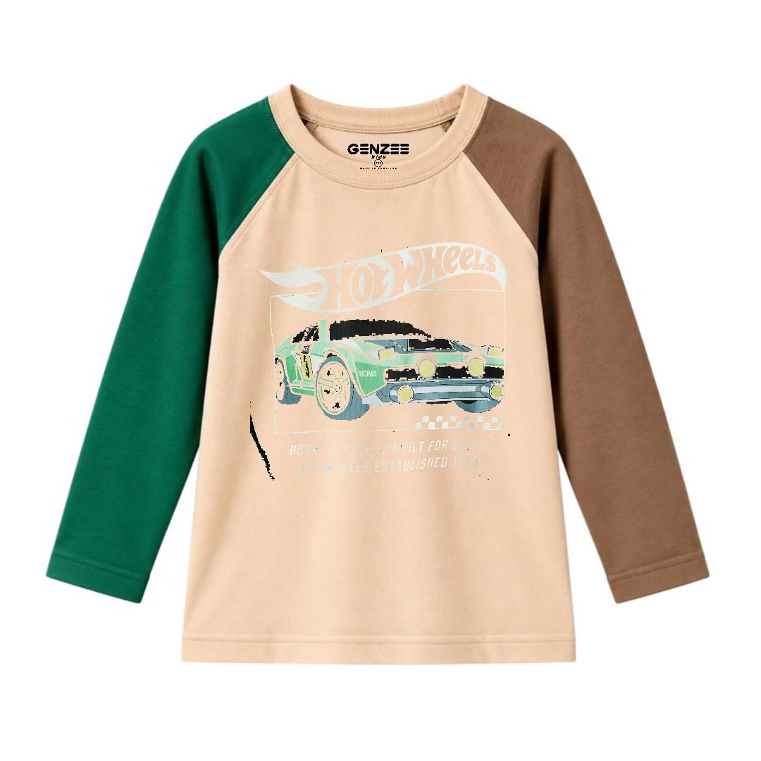 JUNIOR - HOT WHEELS FULL SLEEVES RAGLAN DP001