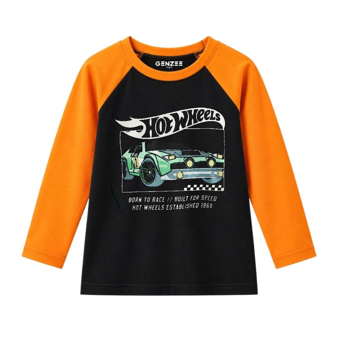 JUNIOR - HOT WHEELS FULL SLEEVES RAGLAN DP001