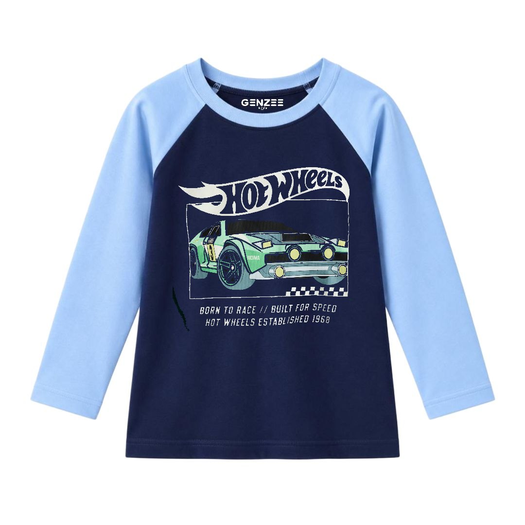 JUNIOR - HOT WHEELS FULL SLEEVES RAGLAN DP001