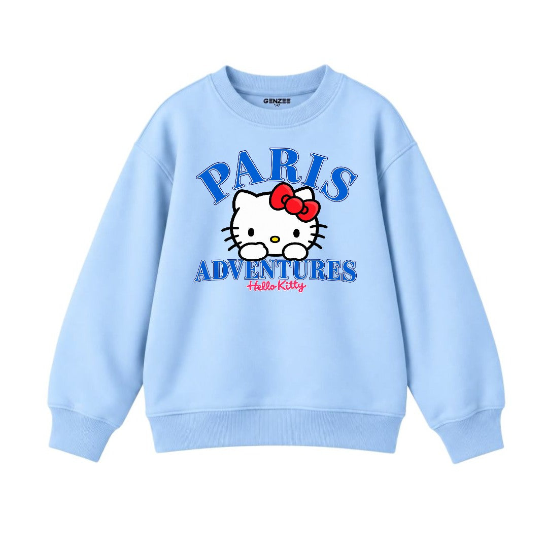 JUNIOR - HELLO KITTY PARIS SWEATSHIRT DP016