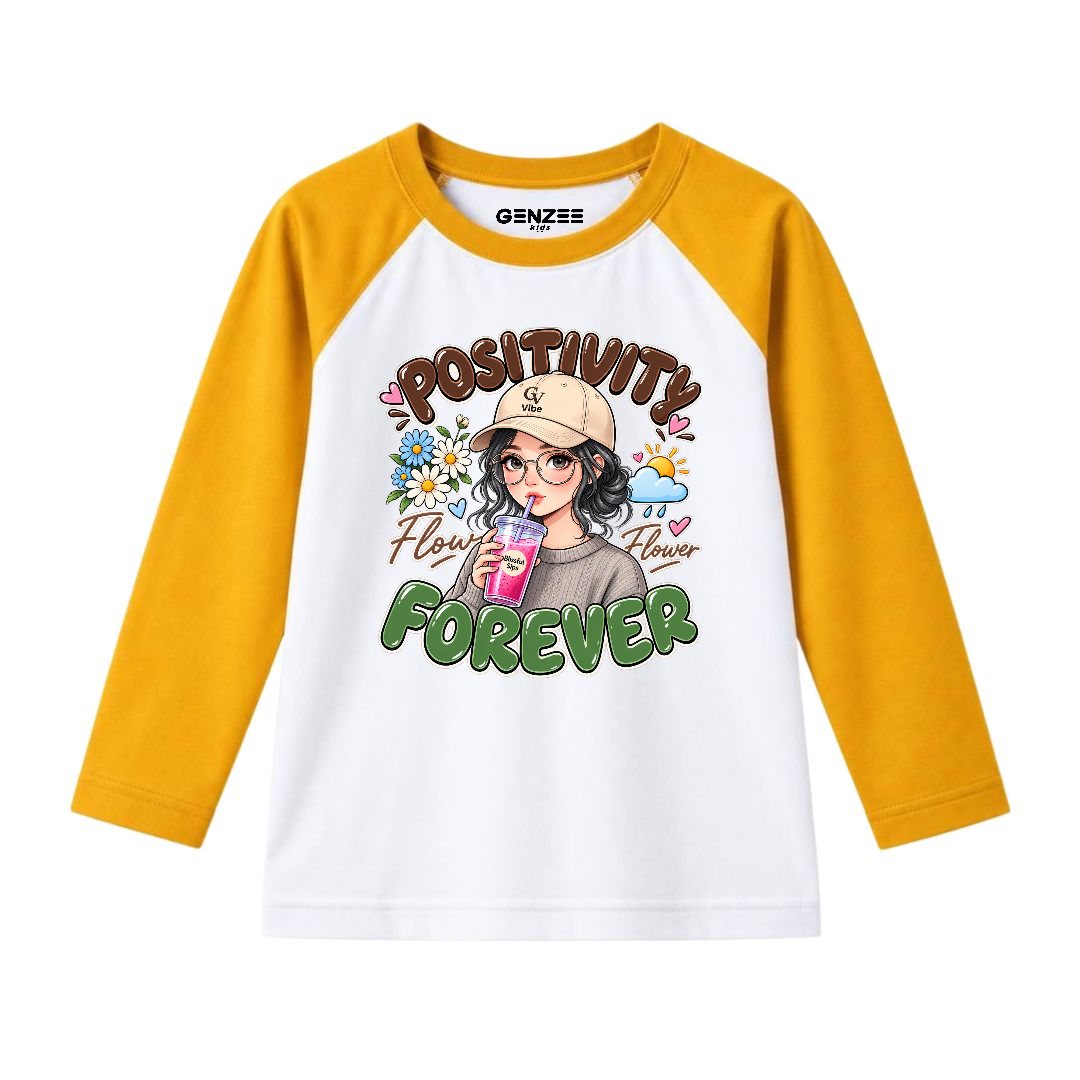 JUNIOR - POSITIVITY FOREVER FULL SLEEVES RAGLAN DP038